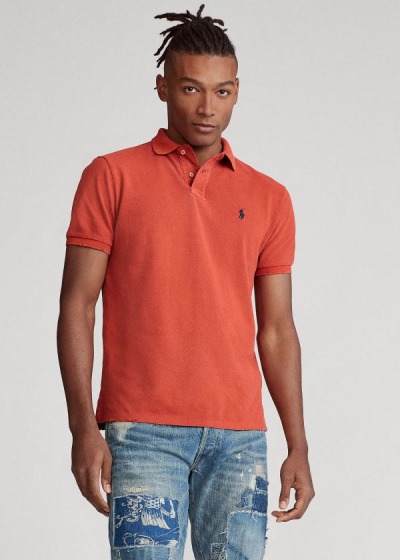 Men's Polo Ralph Lauren Custom Slim Distressed Polos | 395721WFX